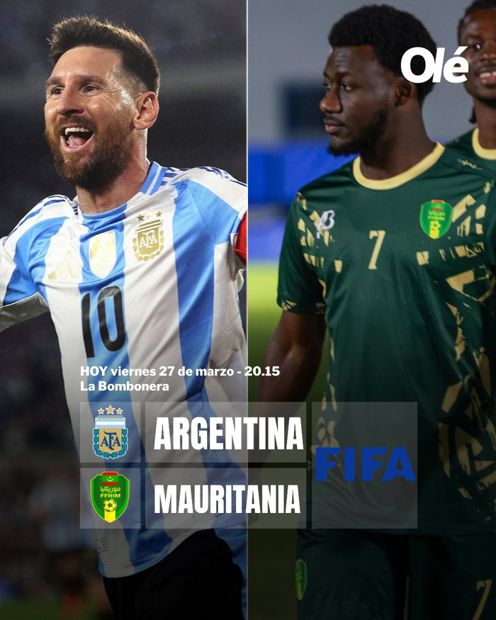 梅西首发悬念待解 阿根廷友谊赛迎毛里塔尼亚挑