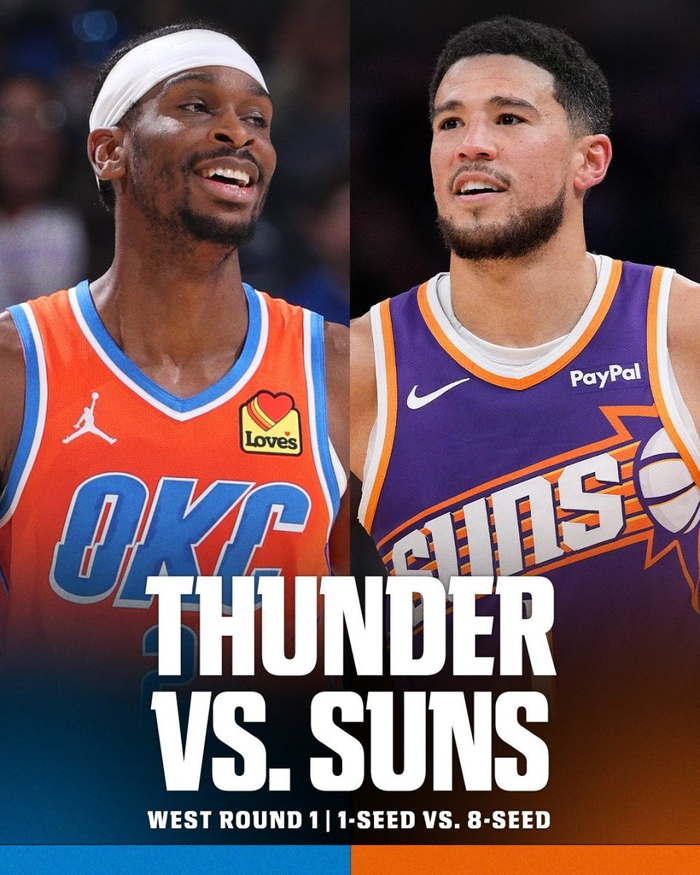 雷霆季后赛迎战太阳 官方看好4-1晋级下一轮